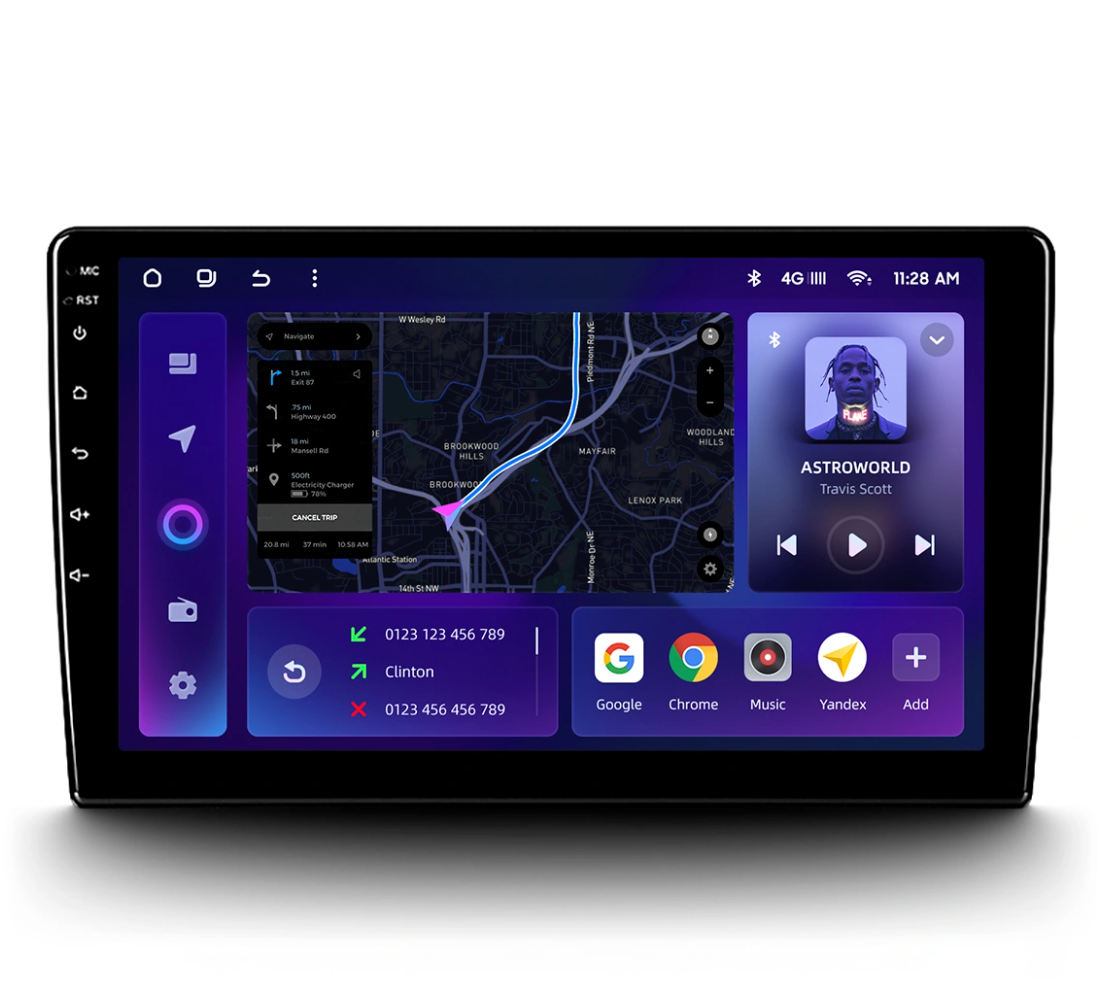 Navigatie Auto MOSS M3 Audi TT 8J 2006-2014 4+32GB 9