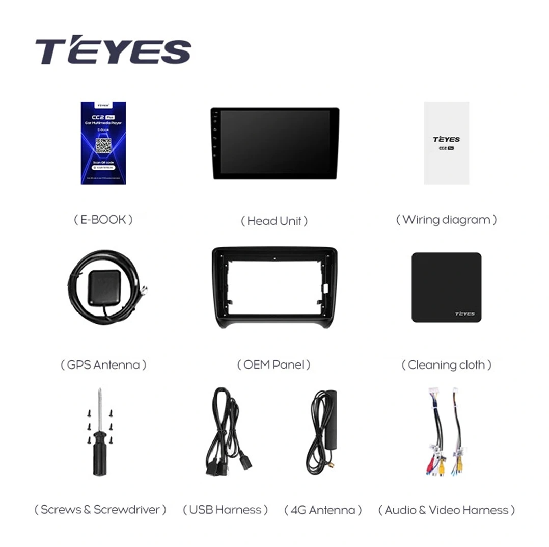 Navigatie Auto Teyes CC4L DTS Audi TT 8J 2006-2014 6+64GB 9