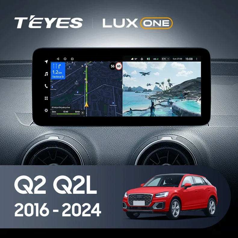Navigatie Auto Teyes Lux One Audi Q2 2017-2023 4+32GB 12.3