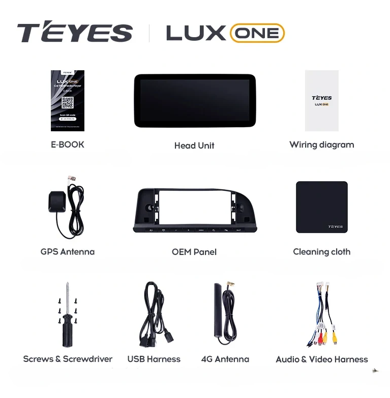 Navigatie Auto Teyes Lux One Audi A6 C6 2004-2011 4+32GB 12.3