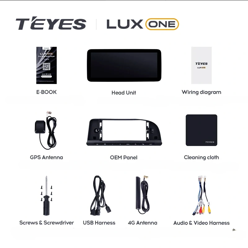 Navigatie Auto Teyes Lux One Audi A6 C6 2004-2011 6+128GB 12.3