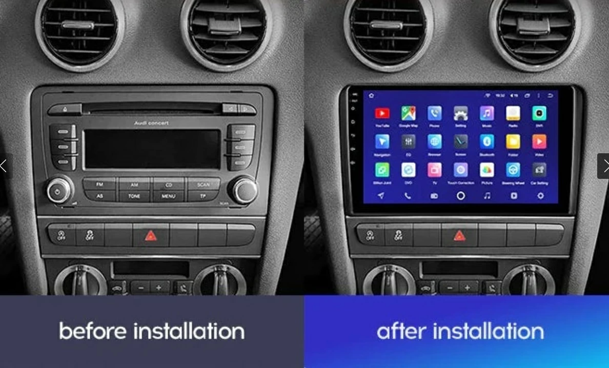 Navigatie Auto Teyes CC3 2K Audi A3 8P 2004-2013 6+128GB 9.5