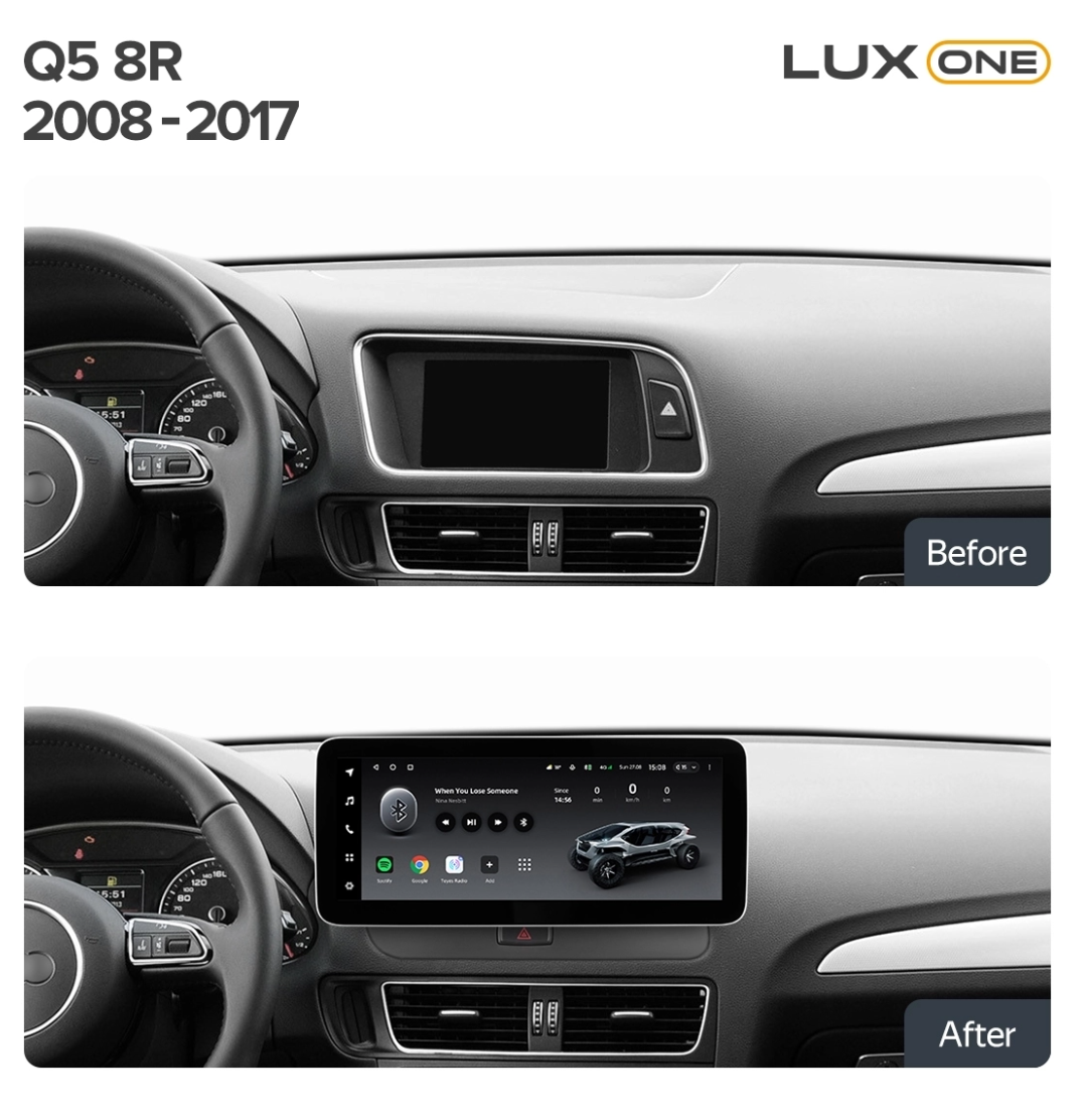 Navigatie Auto Teyes Lux One Audi Q5 8R 2008-2017 6+128GB 12.3