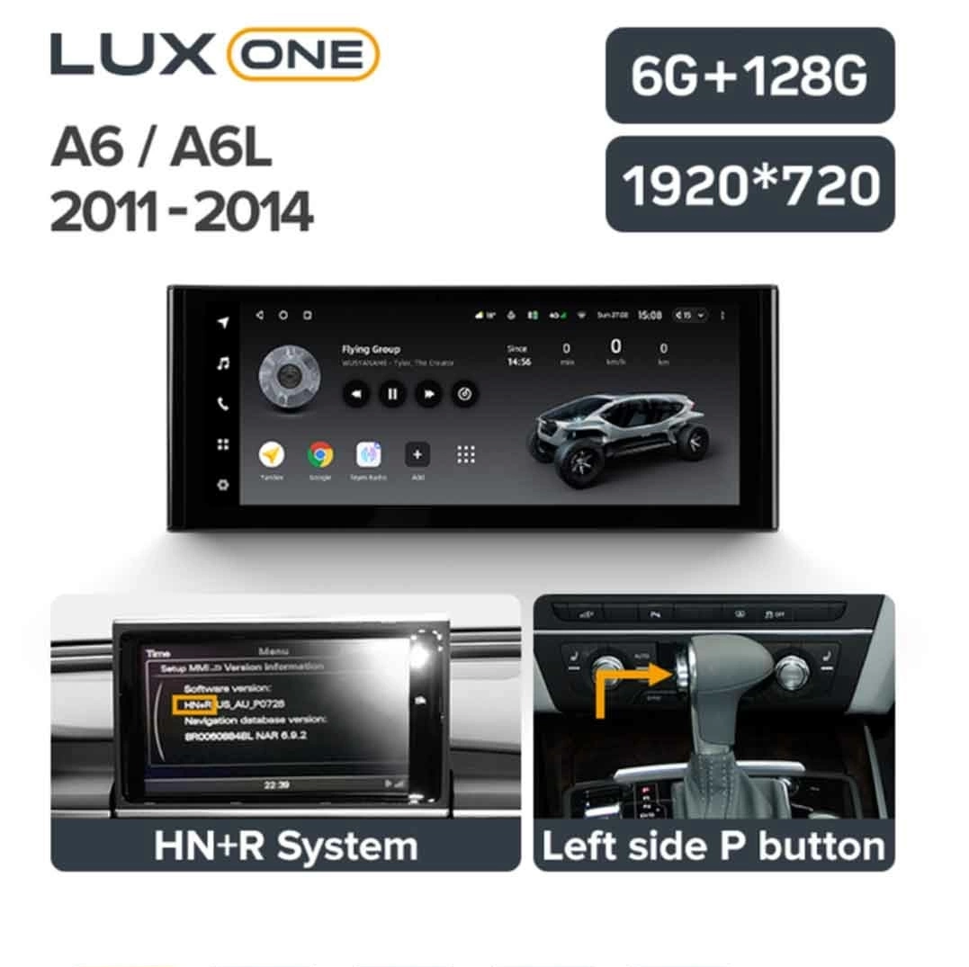 Navigatie Auto Teyes Lux One Audi A6 C7 2012-2014 6+128GB 12.3