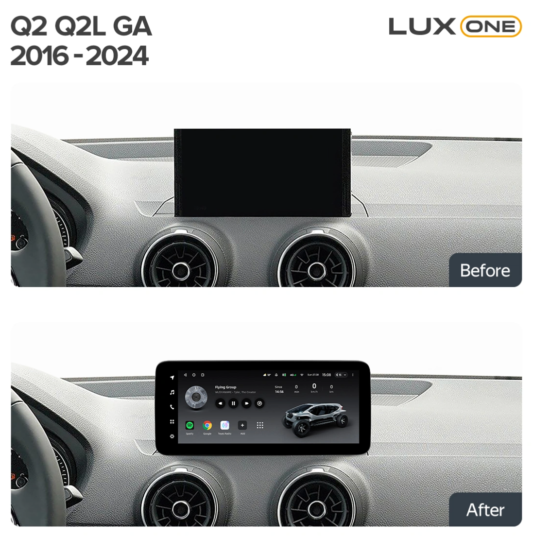 Navigatie Auto Teyes Lux One 360° Audi Q2 2017-2023 6+128GB 12.3