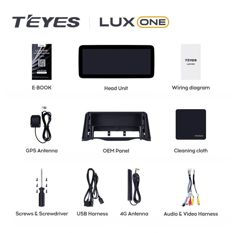 Navigatie Auto Teyes Lux One 360° Audi Q2 2017-2023 6+128GB 12.3