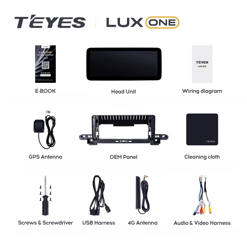 Navigatie Auto Teyes Lux One 360° Audi Q5 80A 2018-2023 6+128GB 12.3
