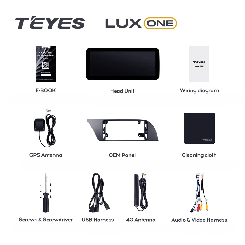 Navigatie Auto Teyes Lux One 360° Audi A4 B8 2008-2016 6+128GB 12.3