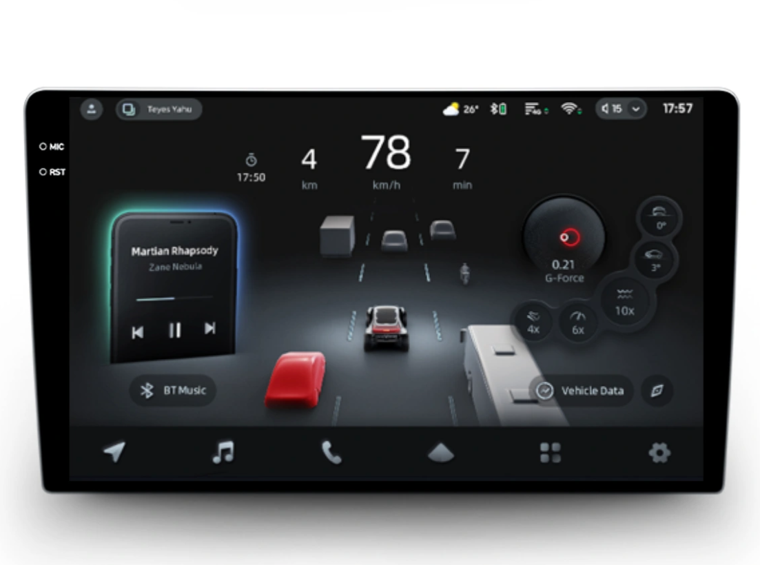 Navigatie Auto cu Asistenta AI Teyes CC4 PRO Audi TT 8J 2006-2014 8+128GB 9.5