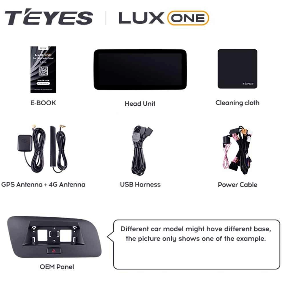 Navigatie Auto Teyes Lux One Audi A4 B9 2016-2023 6+128GB 12.3