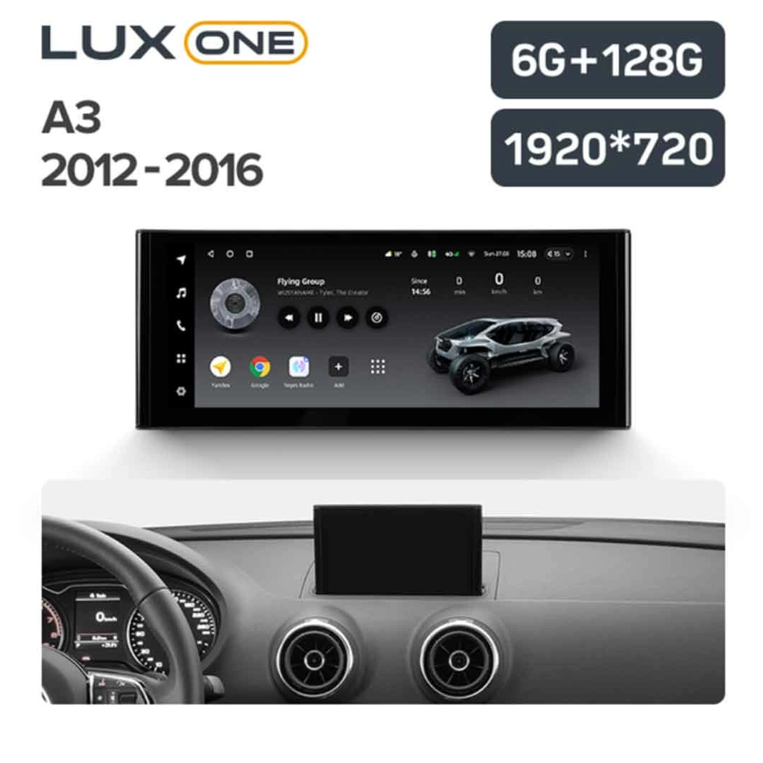 Navigatie Auto Teyes Lux One Audi A3 8V 2013-2020 6+128GB 12.3