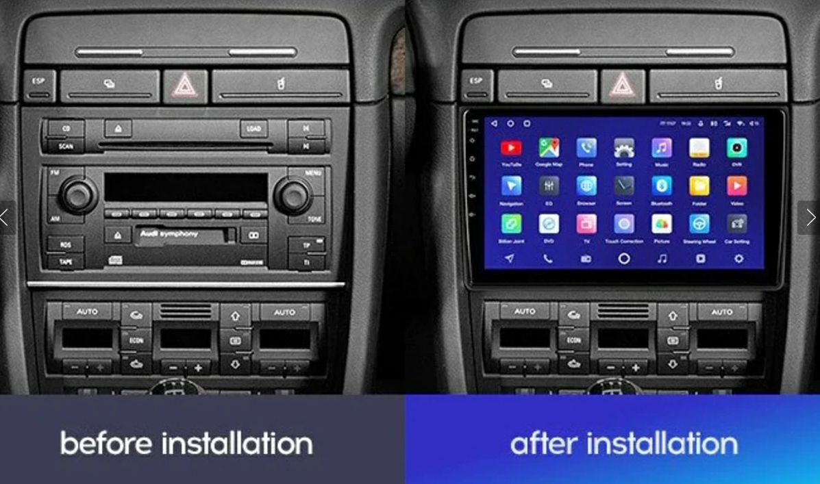 Navigatie dedicata Audi A4 2000-2009, Teyes X1 WiFi, 32GB ROM, 2GB RAM LDDR3, Procesor Quad-core 4 x 1.3Ghz, Display IPS 9