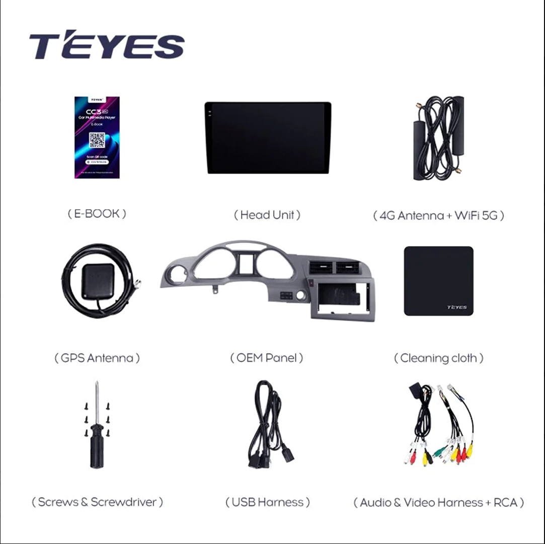 Navigatie Auto Teyes CC3L Audi A6 C6 2004-2011 4+64GB 9
