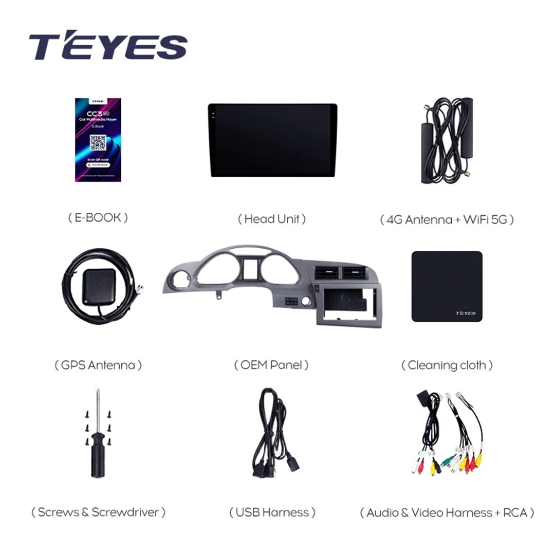 Navigatie Auto cu Asistenta AI Teyes CC4 PRO Audi A6 C6 2004-2011 8+128GB 9.5