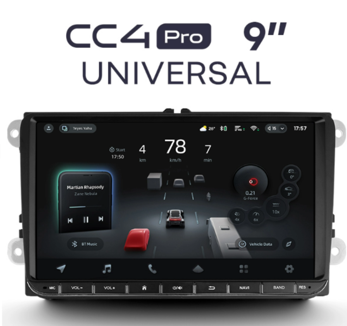 Navigatie auto Teyes CC4 PRO Universala Skoda Volkswagen 8+128GB 9
