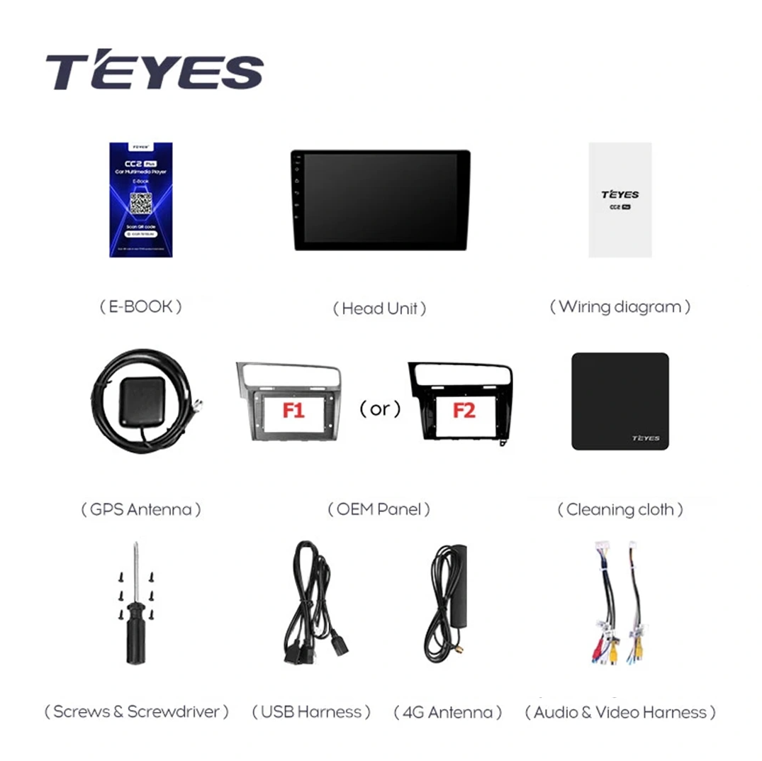 Navigatie Auto cu Asistenta AI Teyes CC4 PRO Volkswagen Golf 5 2005-2010 8+128GB 10.36