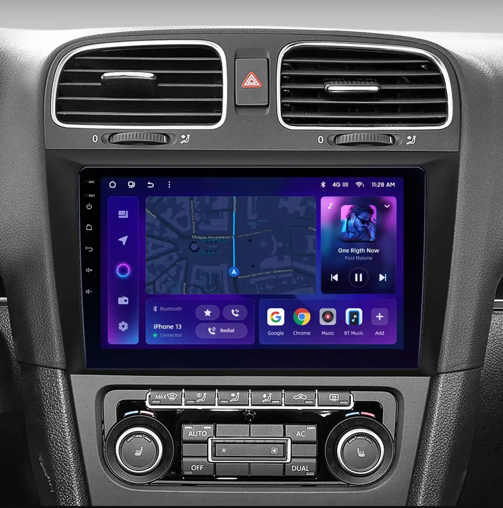 Navigatie Auto MOSS M2 Volkswagen Golf 6 2008-2016 4+64GB 9