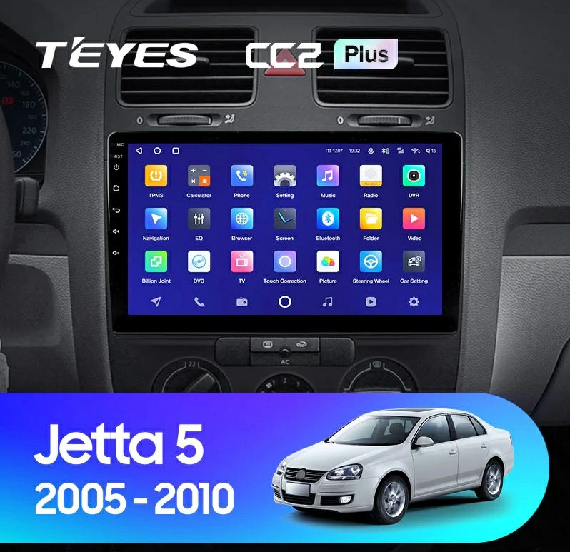 Navigatie Auto Teyes CC3L Volkswagen Jetta 5 2005-2010 4+64GB 10.2