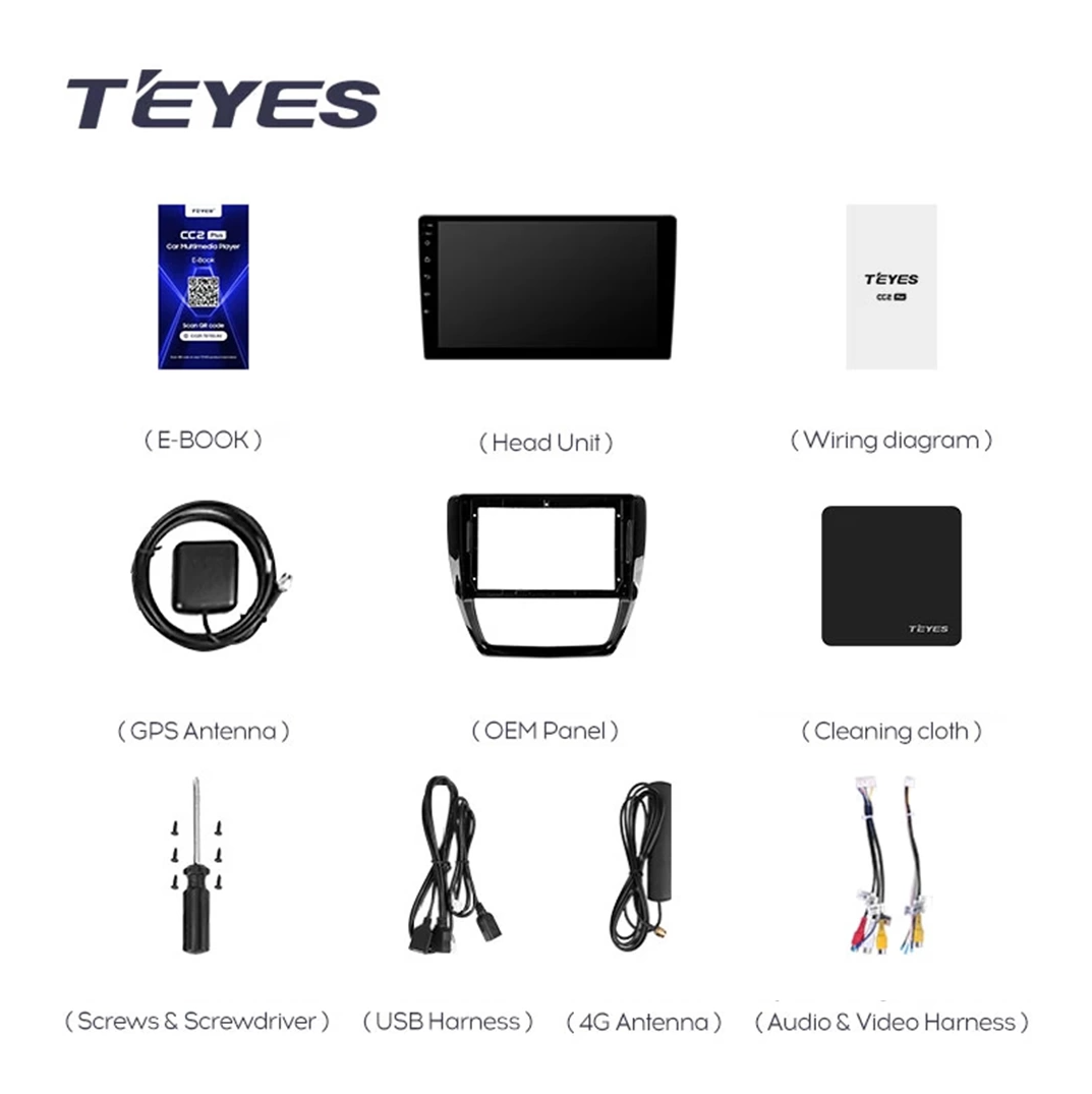 Navigatie Auto Teyes CC3L Volkswagen Jetta 6 2011-2018 4+64GB 10.2