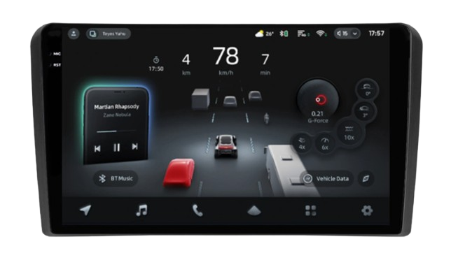 Navigatie Auto cu Asistenta AI Teyes CC4 PRO Audi A3 8P 2004-2013 8+128GB 9.5