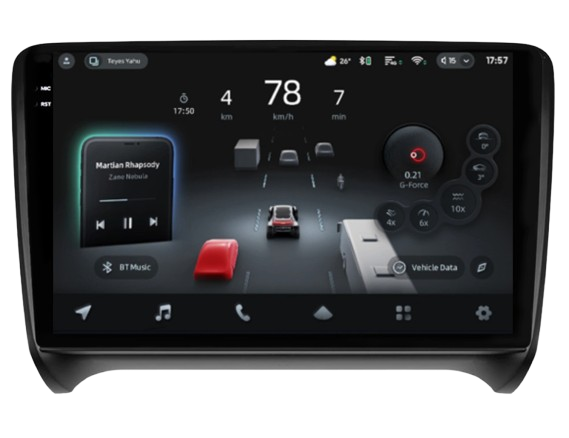 Navigatie Auto cu Asistenta AI Teyes CC4 PRO Audi TT 8J 2006-2014 8+128GB 9.5