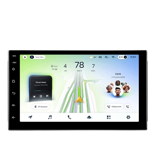 Navigatie Auto Teyes CC4L, Universala, Interfata 3D, 4GB RAM, 64GB, 7 inch, IPS, Touchscreen, CarPlay Wireless, Android Auto, Bluetooth 5.1, Negru