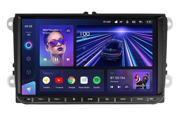 Navigatie auto Teyes CC3 Universala Skoda 4+32 QLED 9