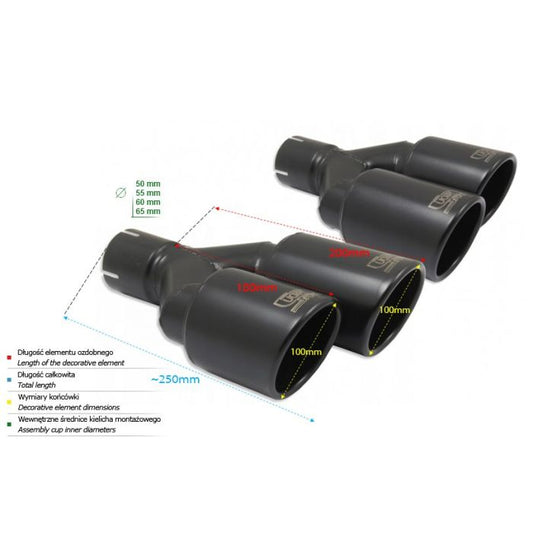 Ornament rotund evacuare, finala Ulter sport 100mm