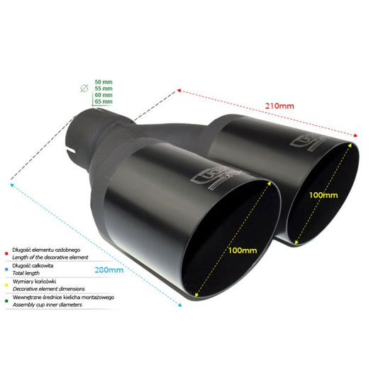Ornament rotund evacuare, finala Ulter sport 100mm