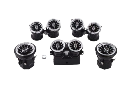 Lumini ambientale dedicate Mercedes-Benz E CLASS W213 2017-2023, RGB Acrilice 8 in 1 Statice cu efect RGB, Control din Aplicatie Bluetooth / Buton