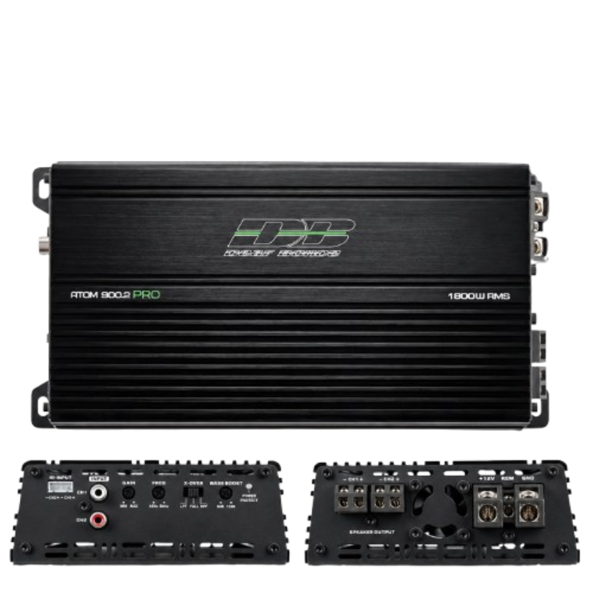 Amplificator Auto Deaf Bonce Apocalypse Atom 900.2 Pro, 2 canale, 1800W