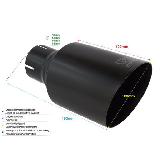 Ornament rotund evacuare, finala Ulter sport 100mm