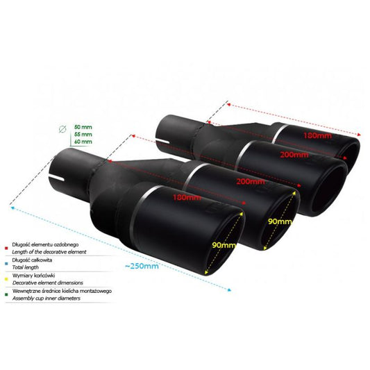Ornament rotund evacuare, finala Ulter sport 90mm