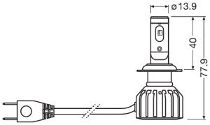 Bec H7 LED OSRAM