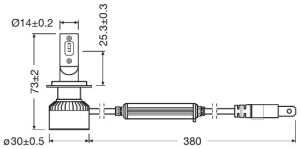 Bec H7 LED OSRAM