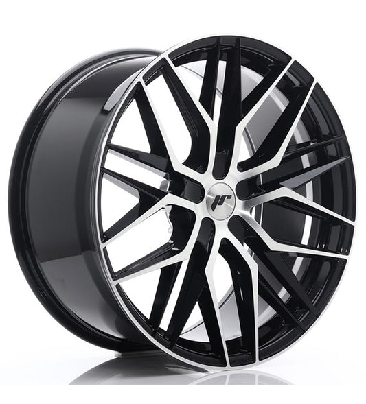 Japan Racing JR28  Gloss Black Machined Face
