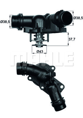 Termostat lichid racire Mahle TM1397