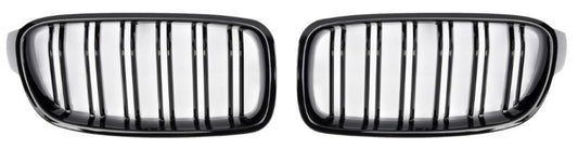 Grila centrala compatibila BMW F30 Negru Lucios