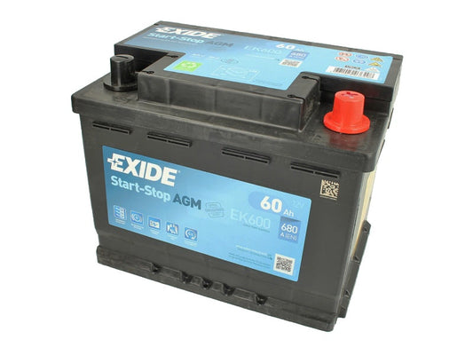 Baterie auto Exide 60Ah 680A